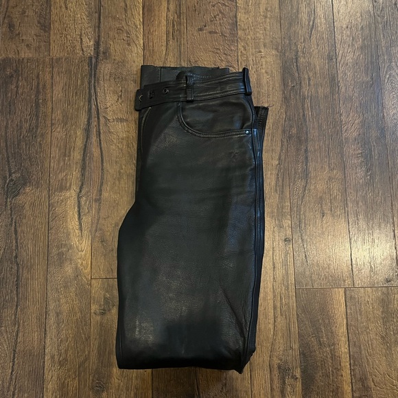 EXELL by Louis leather pants - Picture 3 of 4